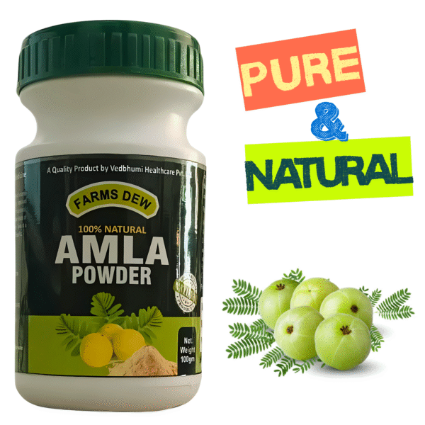 Farmsdew Amla Powder For Eating & Hair Care, Indian Gooseberry Powder (100 g)