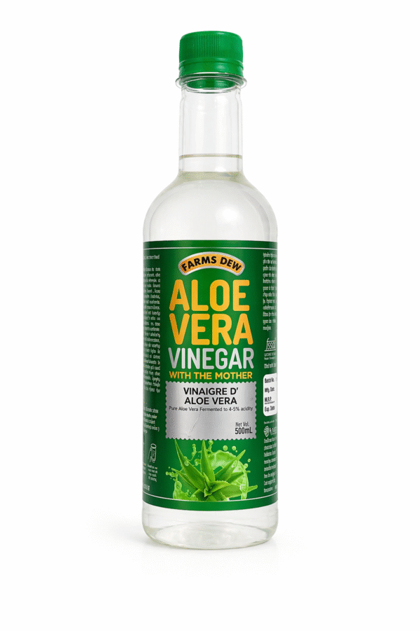 Aloe Vera Vinegar with The Mother | Natural Wellness Vinegar