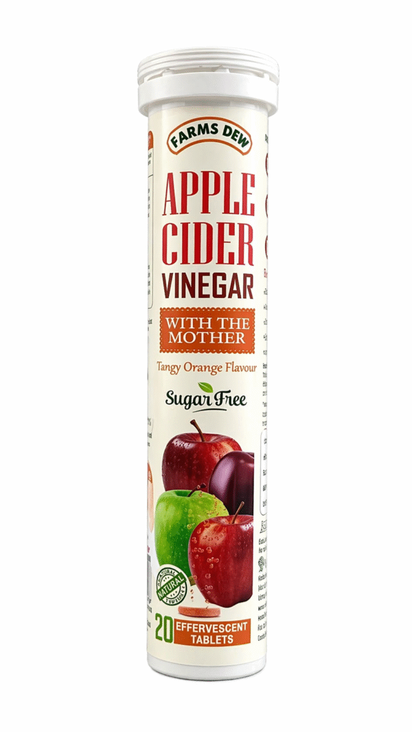 Apple Cider Vinegar Effervescent Tablets | Sugar Free ACV Tablets