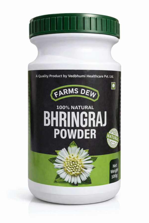 Bhringraj Powder | 100% Natural Herbal Bhringraj Powder for Hair Care. Supports healthy hair care, scalp nourishment, and traditional Ayurvedic wellness routines.