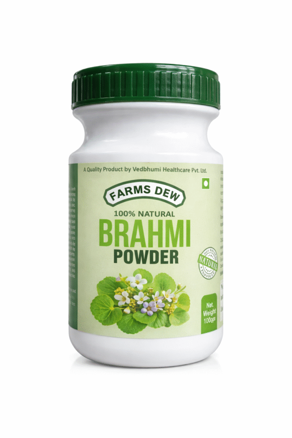 Brahmi Powder | 100% Natural Ayurvedic Brahmi Herbal Powder. Ideal for Ayurvedic wellness, hair care, scalp care, and natural daily wellness routines.